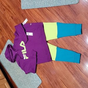 NWT Men's 2pc Size M Fila SWEAT OUTFIT